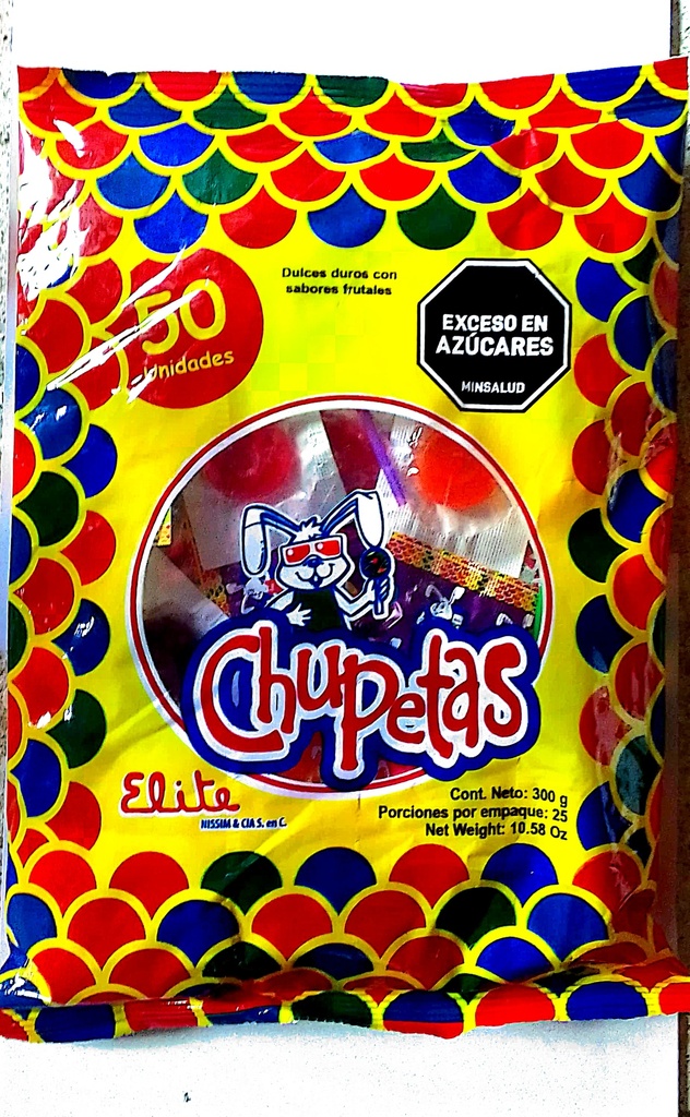 CHUPETAS DE FRUTAS X 50 UNID