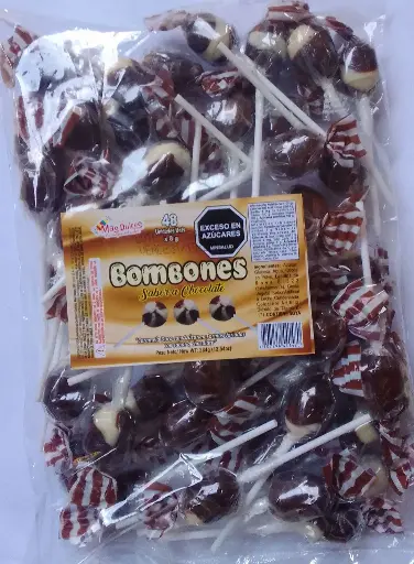 BOMBON CHOCOLATE X 48 UNID