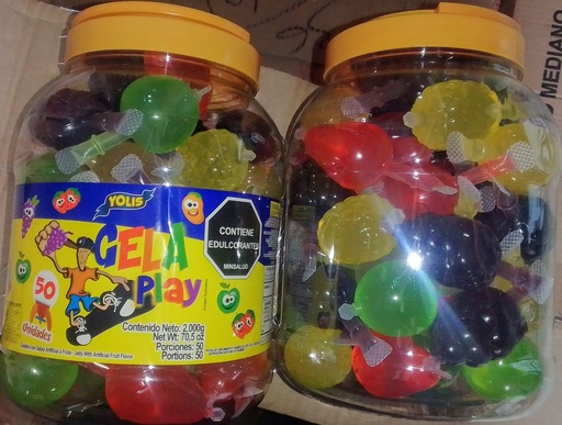 GELATINA FRUTA TARRO X 50 UNID
