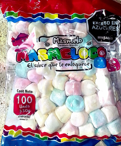 MASMELO BOLSA X 100 UNID  (AGOTADO)