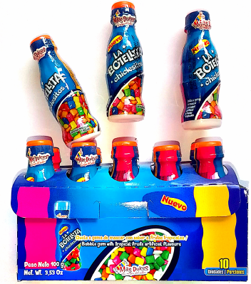 BOTELLITA DE CHICLE X 10 UNID