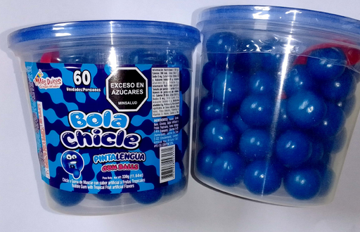 BOLA AZUL TARRINA X 60 UNID