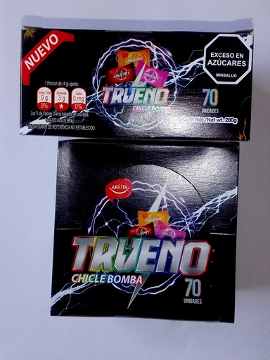 CHICLE TRUENO X 70 UNID  (AGOTADO)