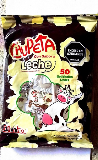 CHUPETA CON SABOR A LECHE X 50 UNID