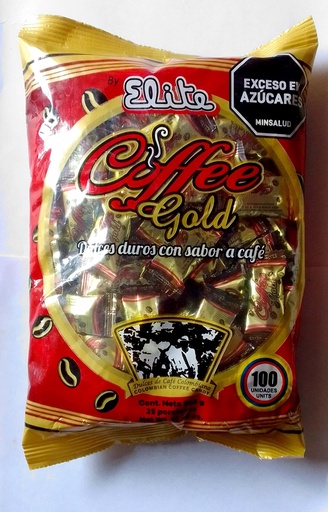 CONFITE COFFGOLD X 100 UNID