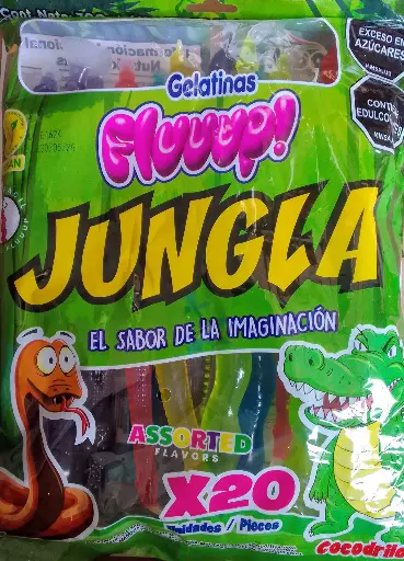 GELATINA JUNGLA BOLSA X 2O UNID